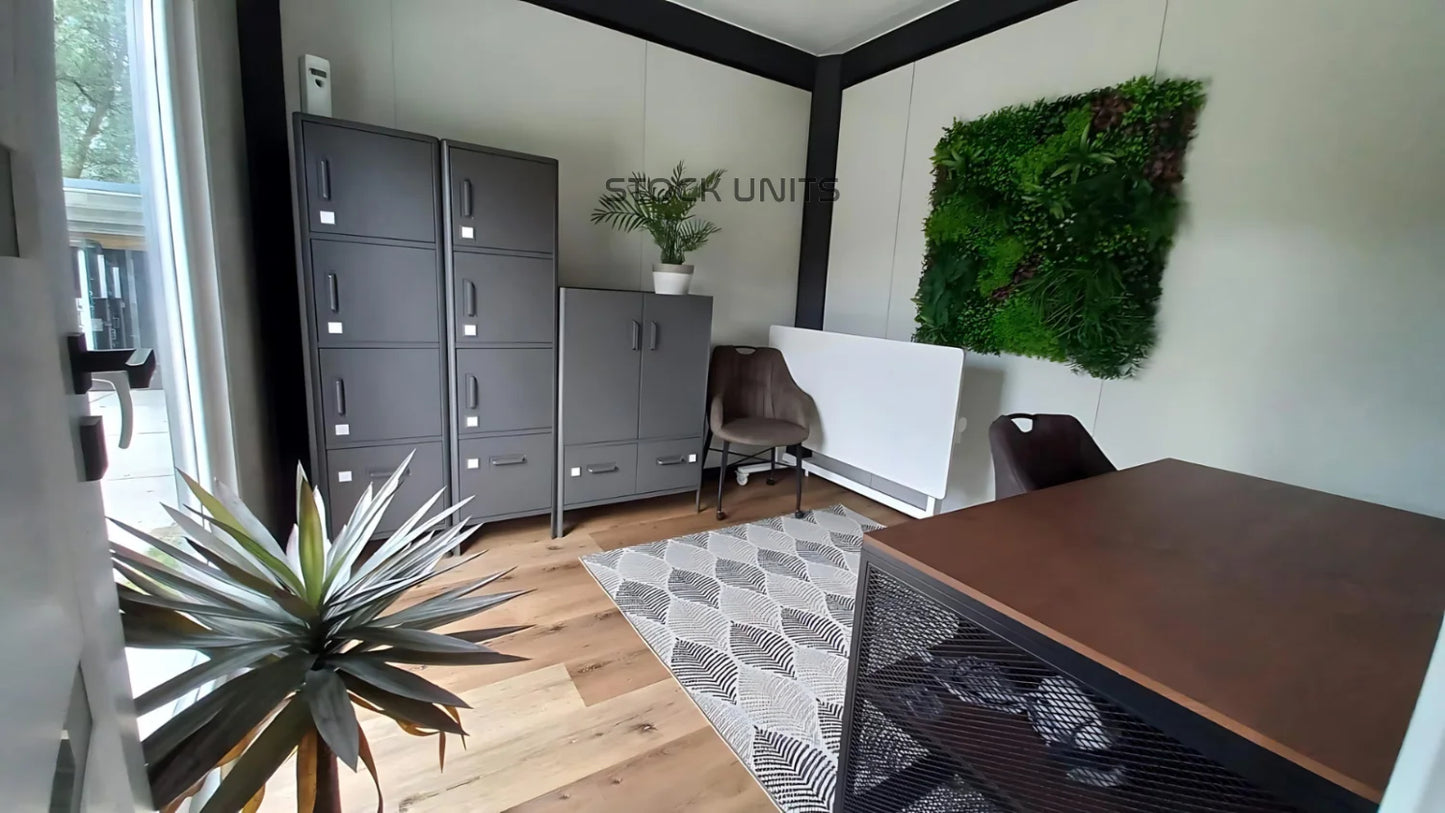 Containerwoning 13x3,2m 42m2 RO - 2 Slaapkamers