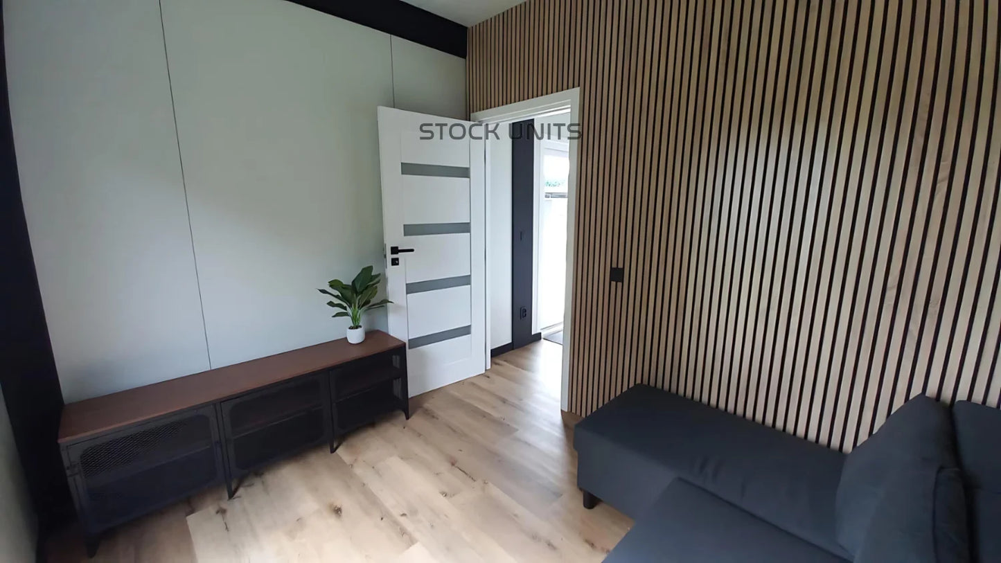 Containerwoning 13x3,2m 42m2 RO - 2 Slaapkamers