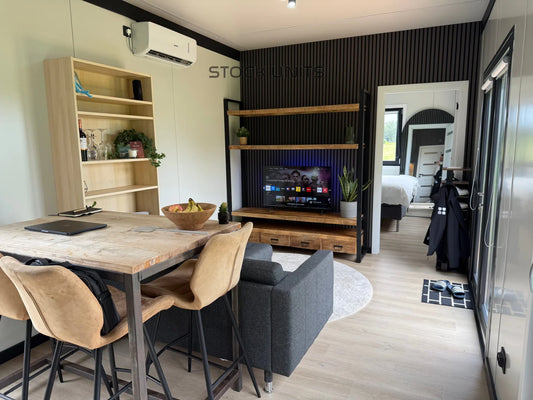 Woonunit 10x3,2m RO - 1 Slaapkamer