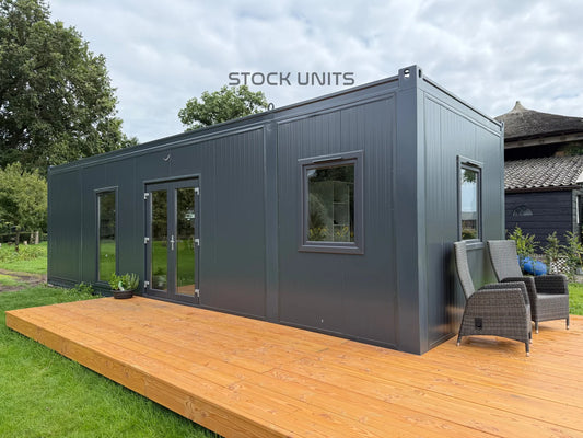 Woonunit 10x3,2m RO - 1 Slaapkamer