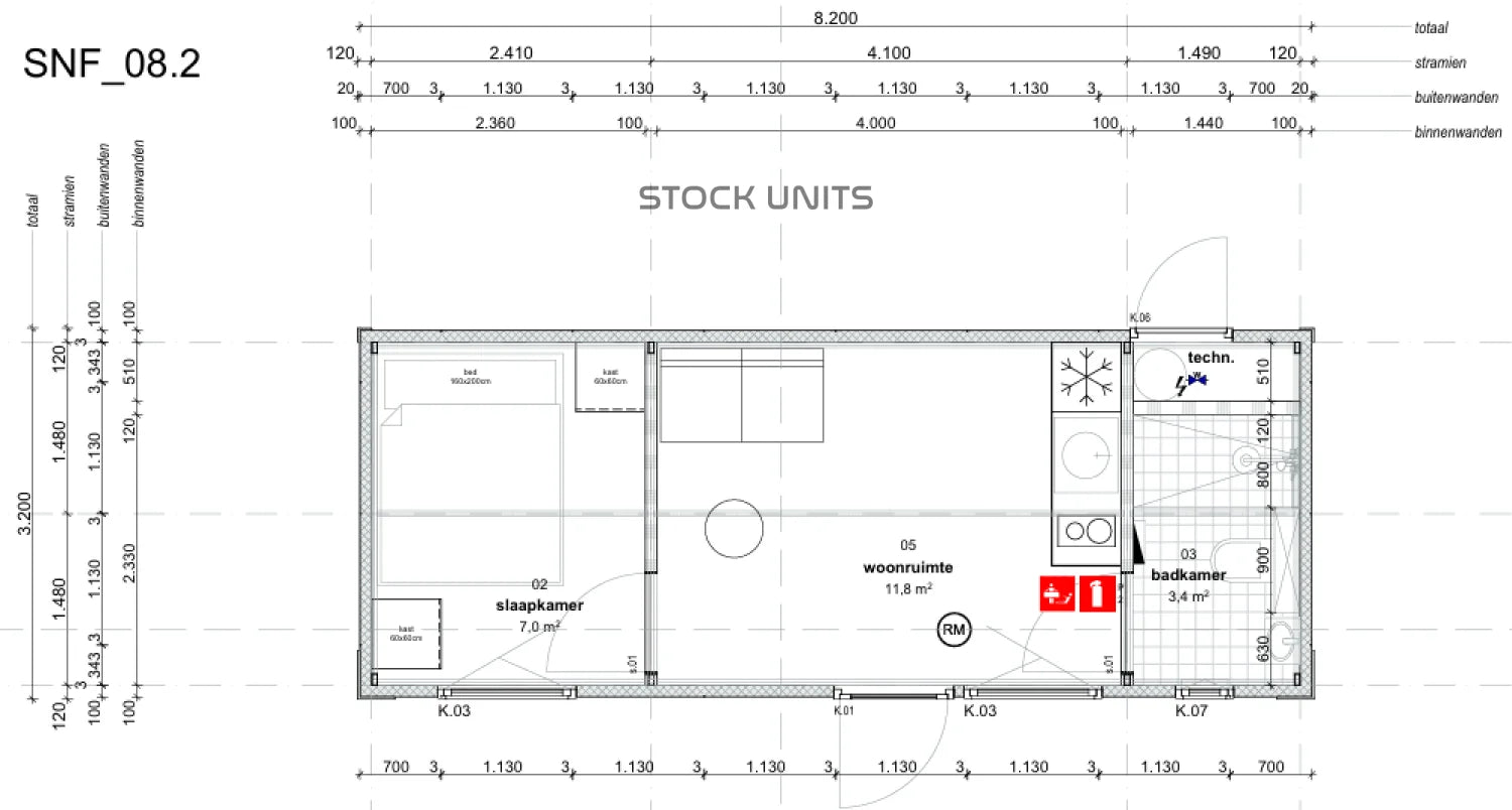 Woonunit 8X3 2M B