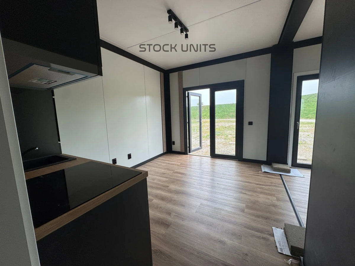 Woonunit 38m² – 6x6,4m geschakeld – 1 slaapkamer - RO