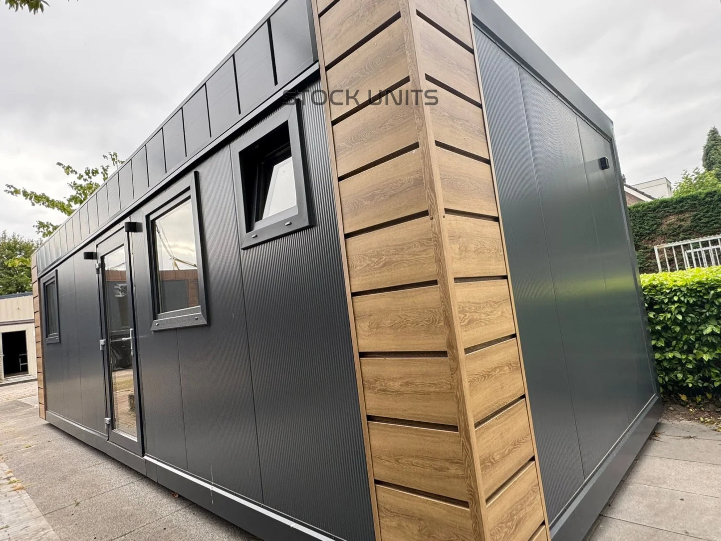 Woonunit 8x3,2m 1 slaapkamer
