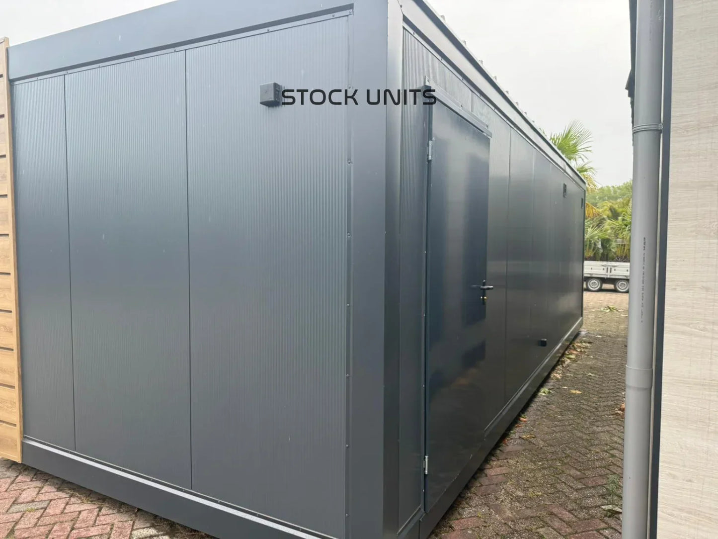 Noodwoning 8x3,2m - 1 slaapkamer - Direct leverbaar