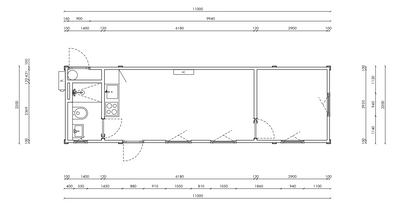 Mantelzorgwoning 11x3,2m RO 35m2 - Direct leverbaar