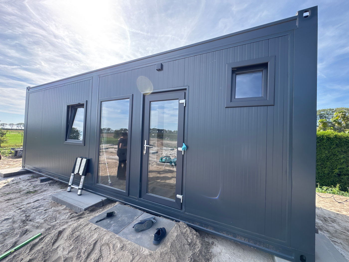 Maren-Kessel, 2 woonunits van 8 × 3,2 m