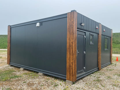 Woonunit 6x6,4m RO (geschakeld) - 1 slaapkamer - Direct leverbaar