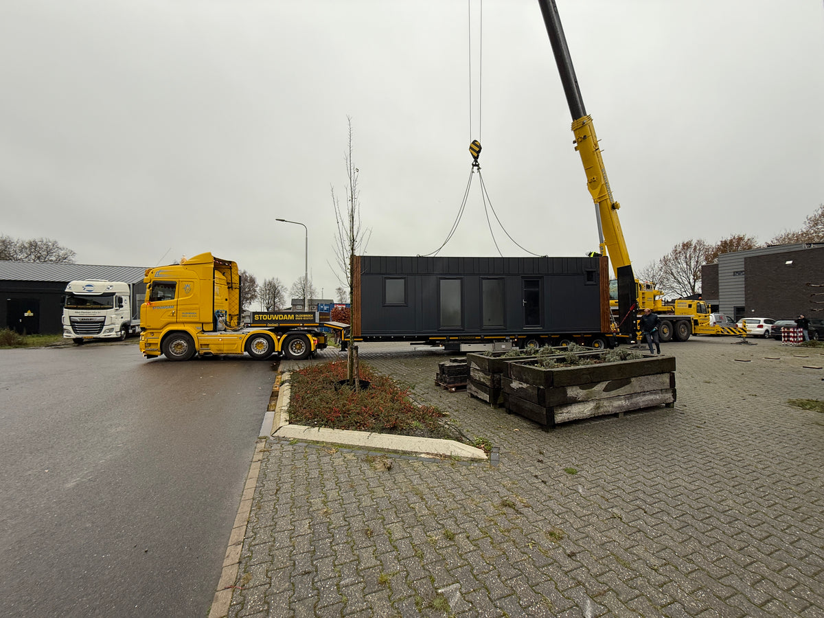 Woonunit van 10 × 3,2 meter in Slagharen