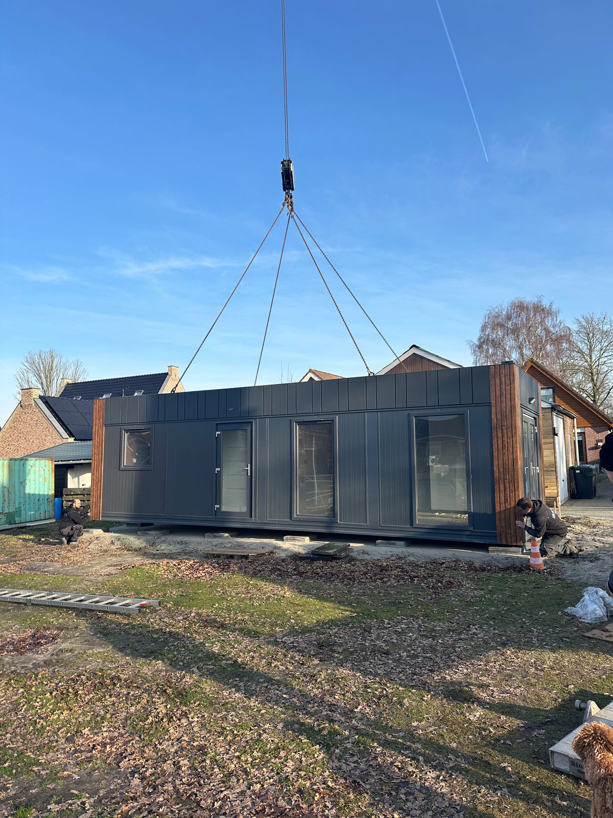 Mantelzorgwoning van 10 × 3,2 meter in Oosterwolde