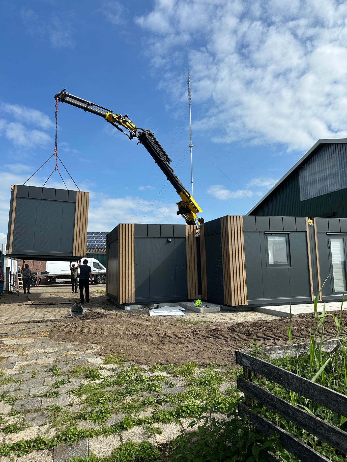 Geschakelde modulaire ontvangstruimte van 9 × 6,4 meter in IJsselstein
