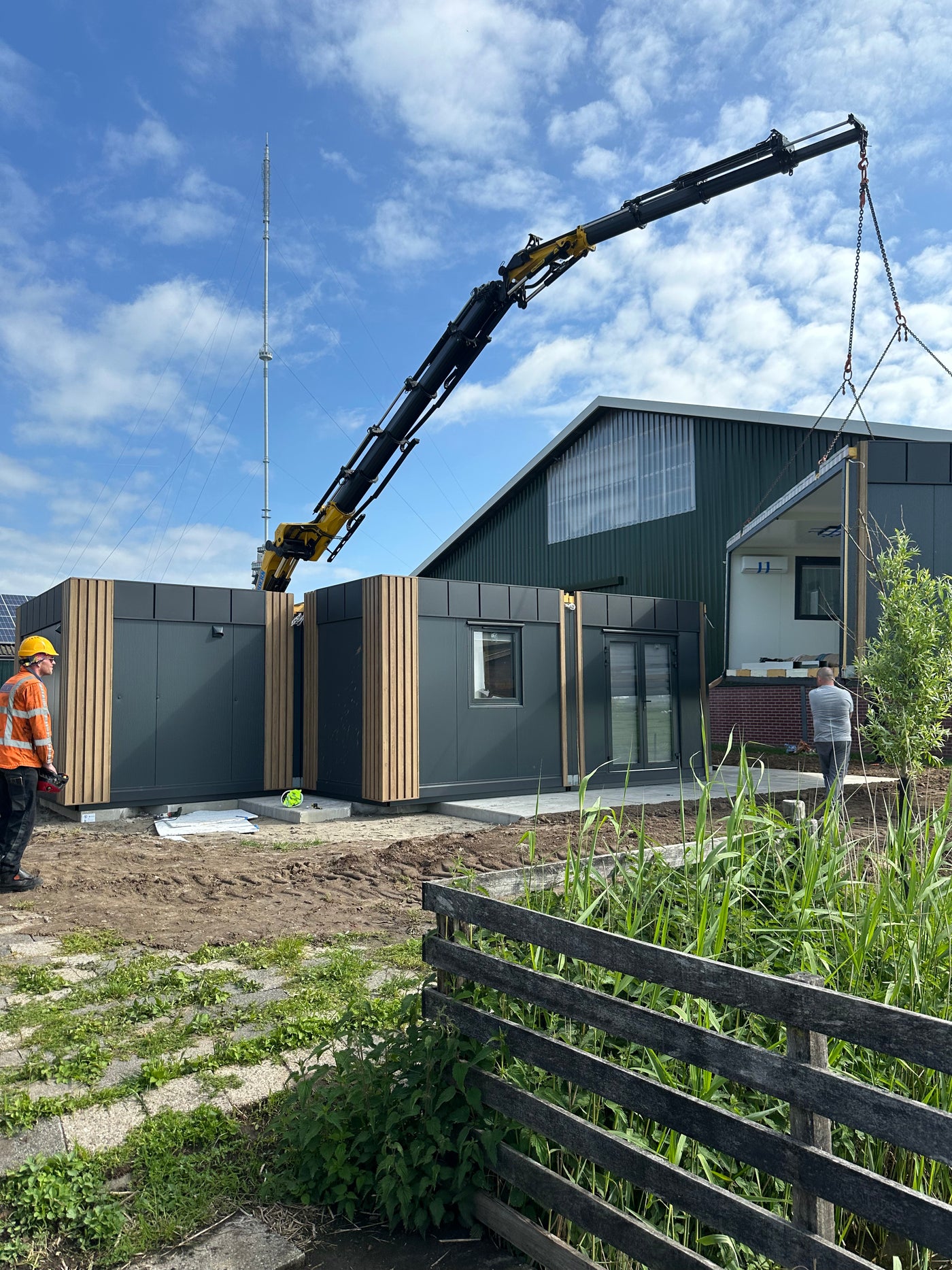 Geschakelde modulaire ontvangstruimte van 9 × 6,4 meter in IJsselstein