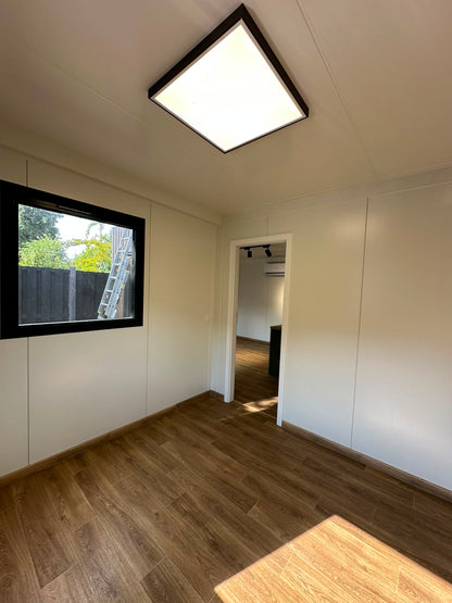 Woonunit L-vorm 33m² (6x3,5 + 3x3,2m) - 1 slaapkamer - PL