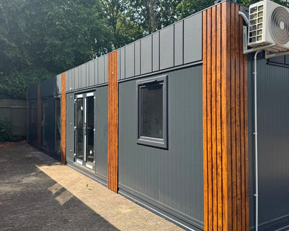 Woonunit 13,5x3,2m RO (SNF normering) - 2 slaapkamers