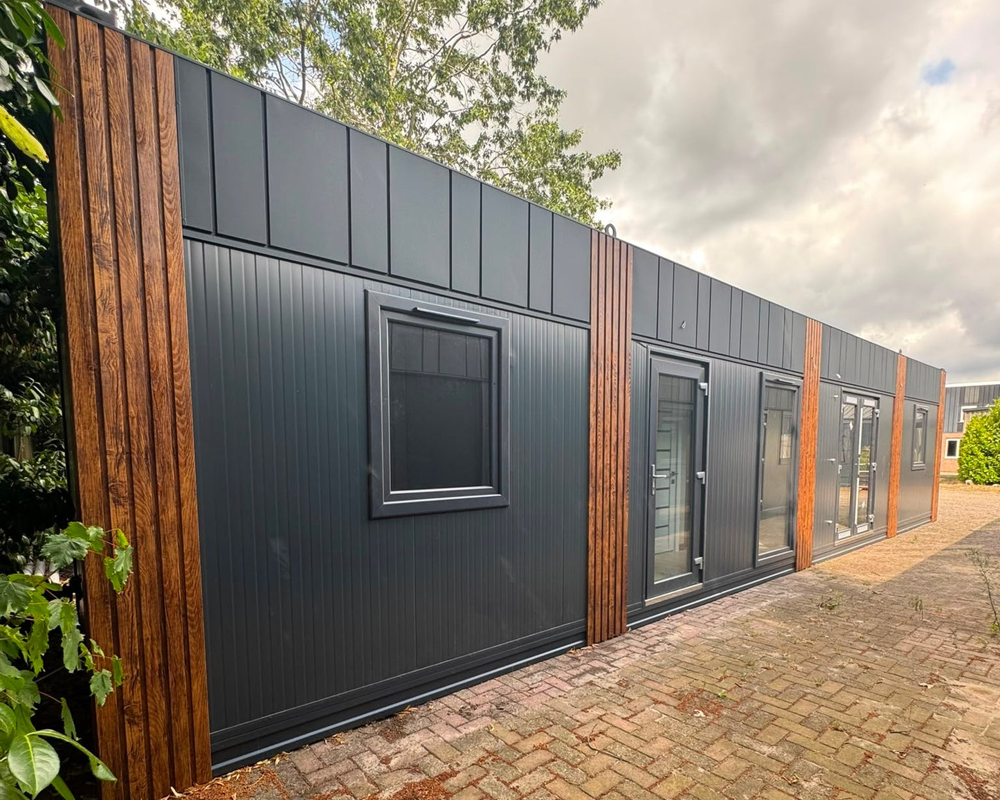 Woonunit 13,5x3,2m RO (SNF normering) - 2 slaapkamers