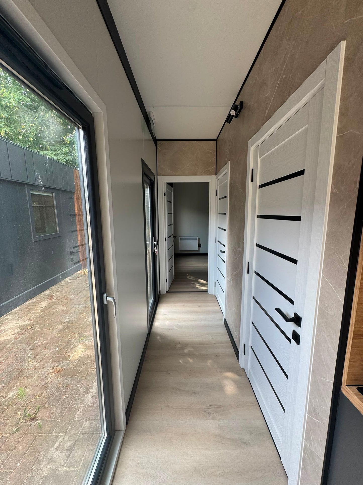 Woonunit 13,5x3,2m RO (SNF normering) - 2 slaapkamers