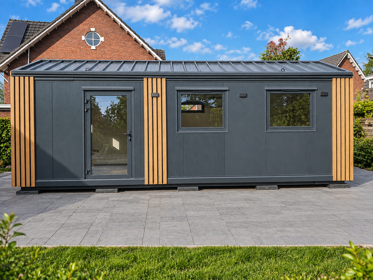 Woonunit met zadeldak - 26m² (8x3,2m) - PL
