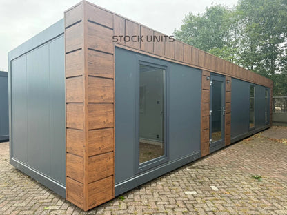 Containerwoning 13x3,2m 42m2 - 1 slaapkamer (PL) - Direct leverbaar