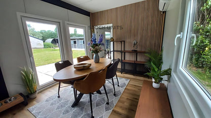 Containerwoning 13x3,2m 42m2 RO - 2 Slaapkamers