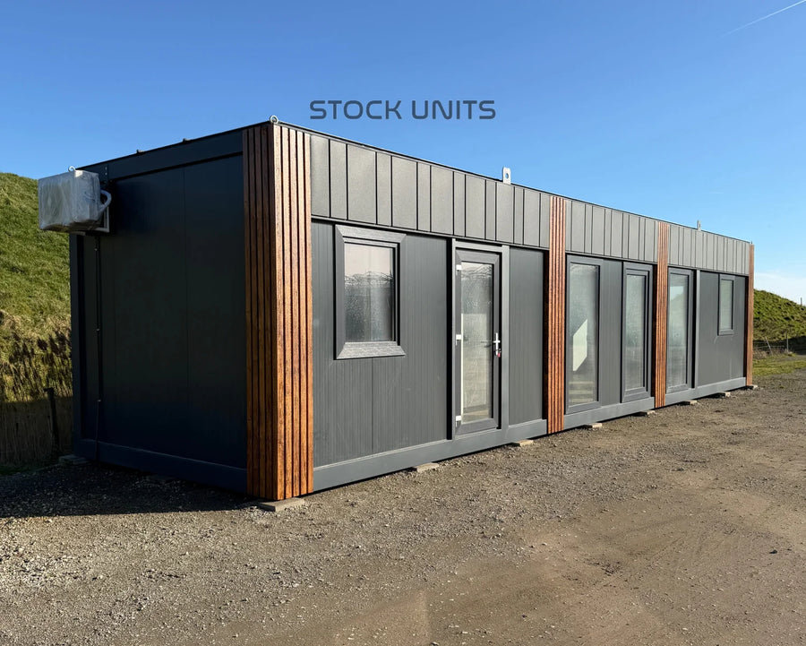 Woonunit 13x3,2m RO 42m2 - 1 slaapkamer - Direct leverbaar