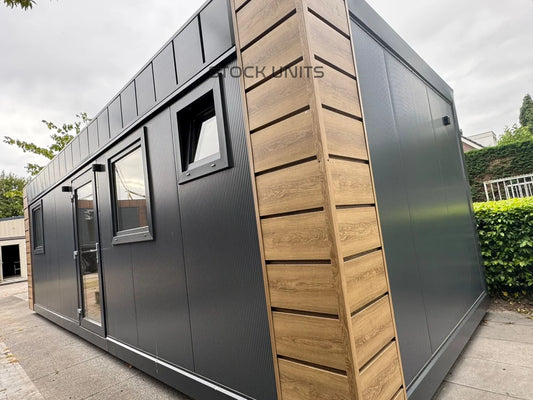 Containerwoning 8x3,2m 1 slaapkamer