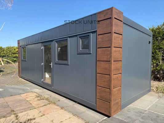 Containerwoning 8x3,2m 26m2 - 1 Slaapkamer