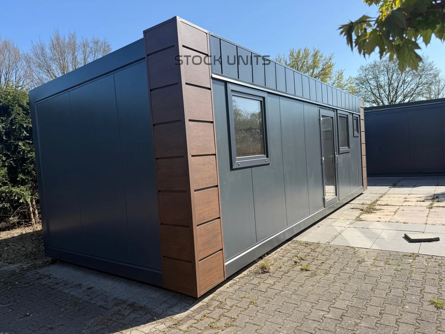 Containerwoning 8x3,2m 26m2 - 1 Slaapkamer