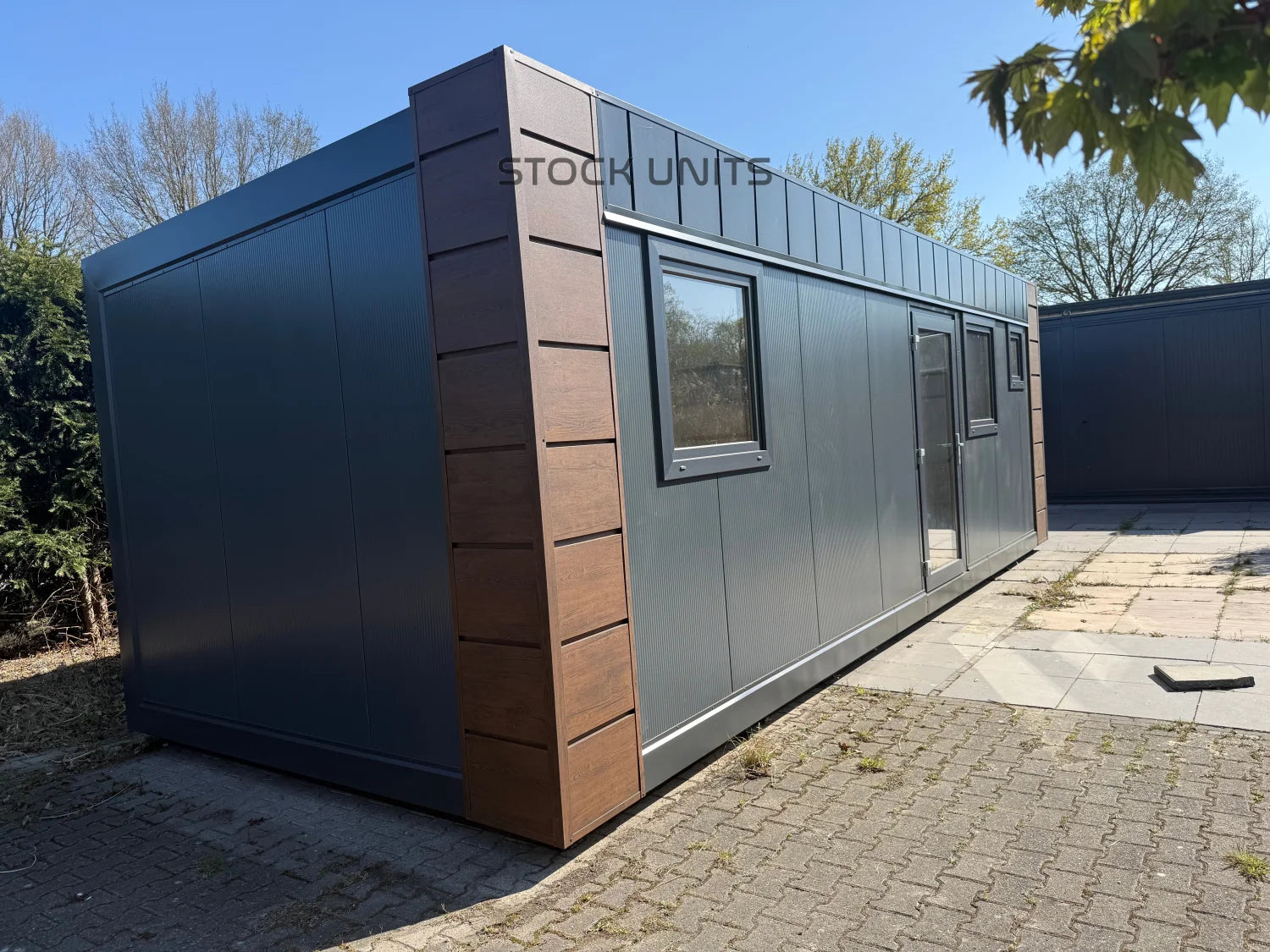 Containerwoning 8x3,2m 26m2 - 1 Slaapkamer