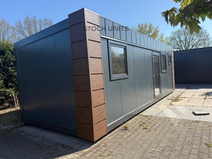 Containerwoning 8x3,2m 26m2 - 1 Slaapkamer