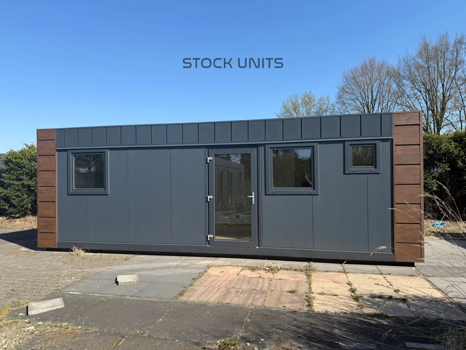 Containerwoning 8x3,2m 26m2 - 1 Slaapkamer