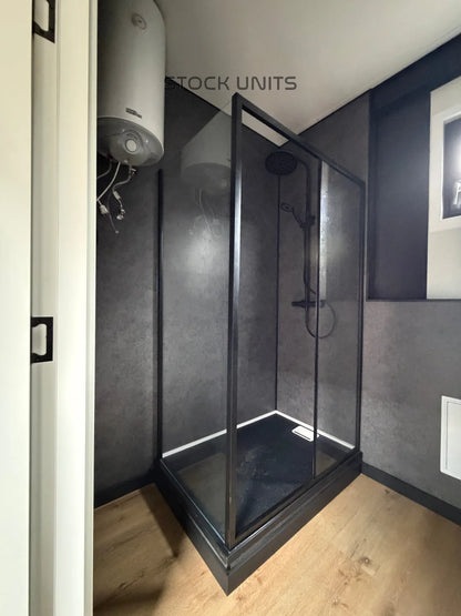 Gastenverblijf 13x3,2m RO - 2 Slaapkamers - Direct leverbaar