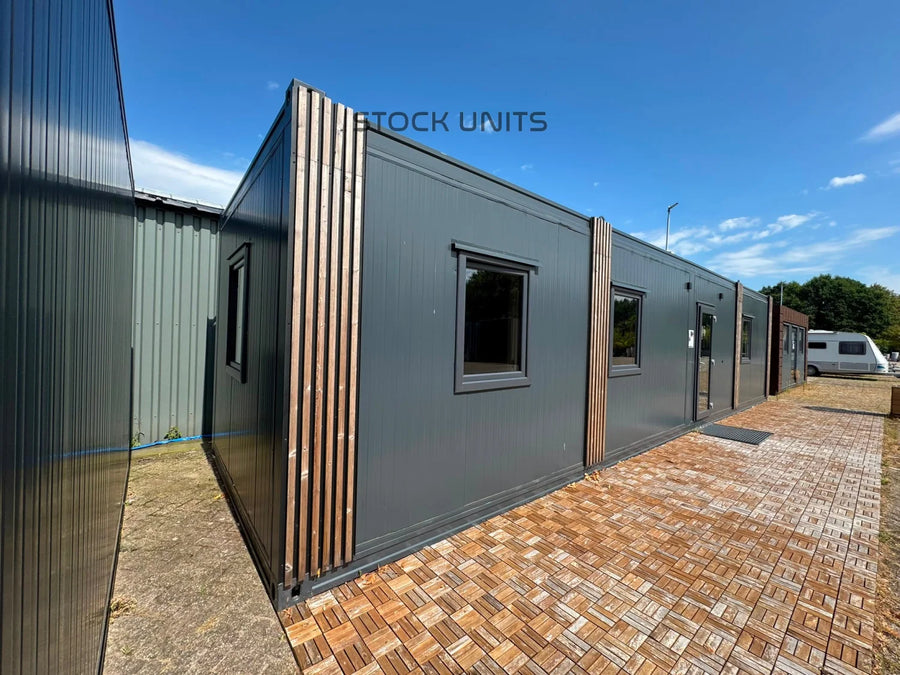 Gebruikte demo woonunit 42m² (13x3,2m) - 2 slaapkamers - RO