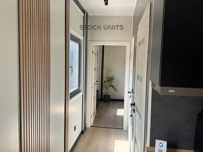 Gebruikte demo woonunit 42m² (13x3,2m) - 2 slaapkamers - RO