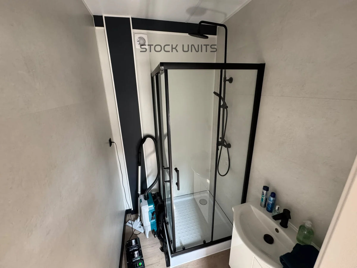 Gebruikte demo woonunit 42m² (13x3,2m) - 2 slaapkamers - RO
