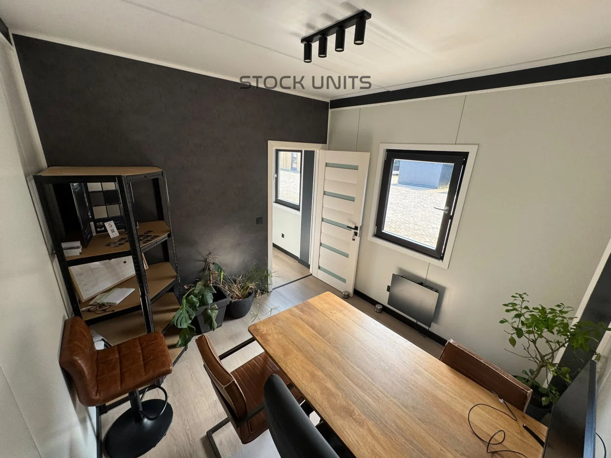 Gebruikte demo woonunit 42m² (13x3,2m) - 2 slaapkamers - RO