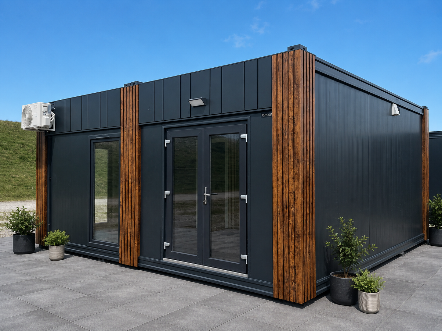Woonunit 38m² (6x6,4m) - 1 slaapkamer - RO
