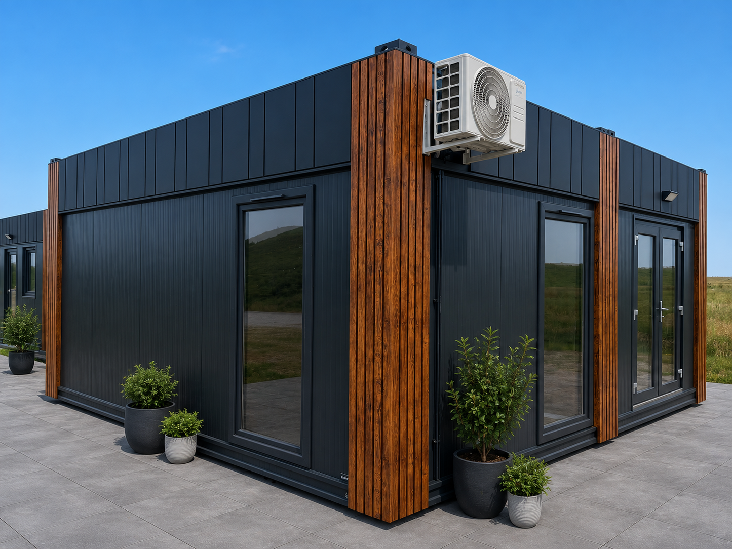 Woonunit 38m² (6x6,4m) - 1 slaapkamer - RO