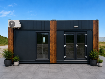 Woonunit 38m² (6x6,4m) - 1 slaapkamer - RO