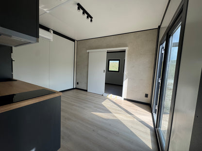 Woonunit 44m² (11,2x3,91m) - 2 slaapkamers - RO