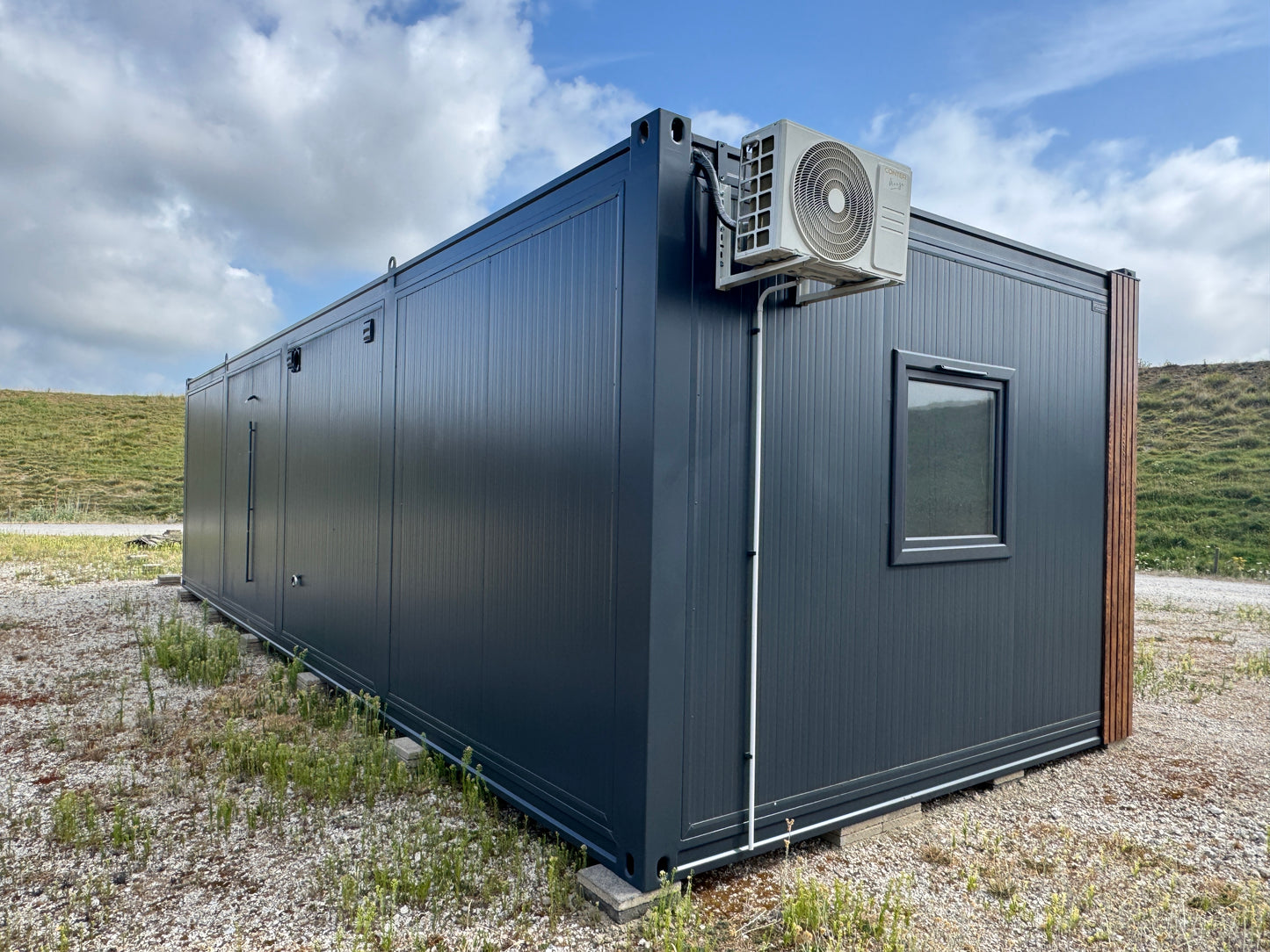 Woonunit 44m² (11,2x3,91m) - 2 slaapkamers - RO