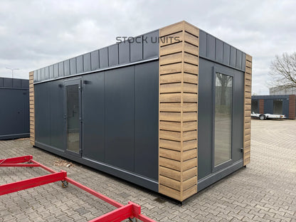 Kantoorunit met Toilet & Douche 22m2 7x3,2m