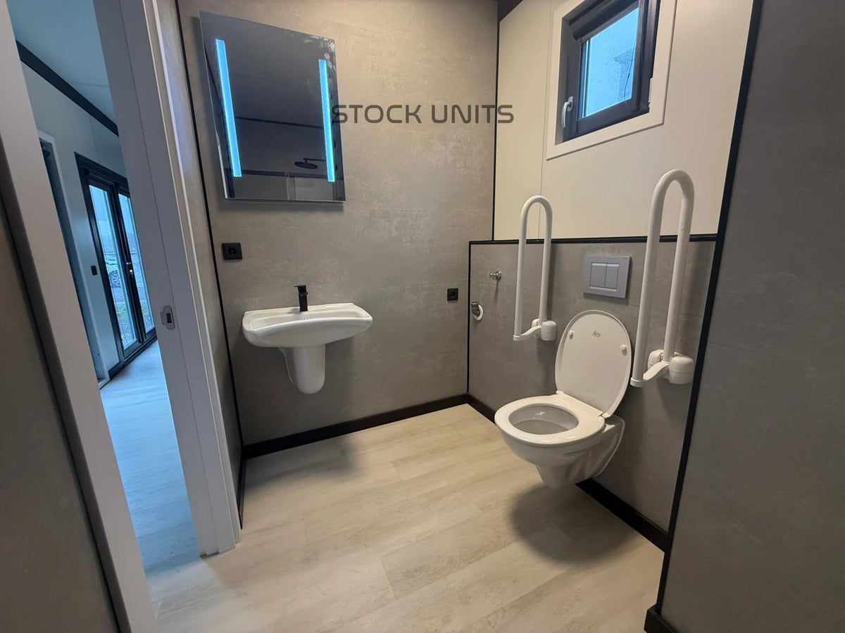 Mantelzorgwoning 13x3,2m RO - 2 Slaapkamers