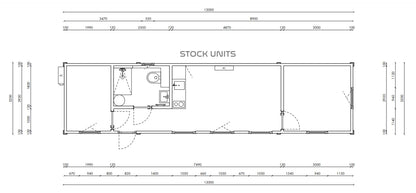 Mantelzorgwoning 13x3,2m RO - 2 Slaapkamers - Direct leverbaar