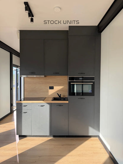 Woonunit 13x3,2m RO 42m2 - 1 slaapkamer - Direct leverbaar
