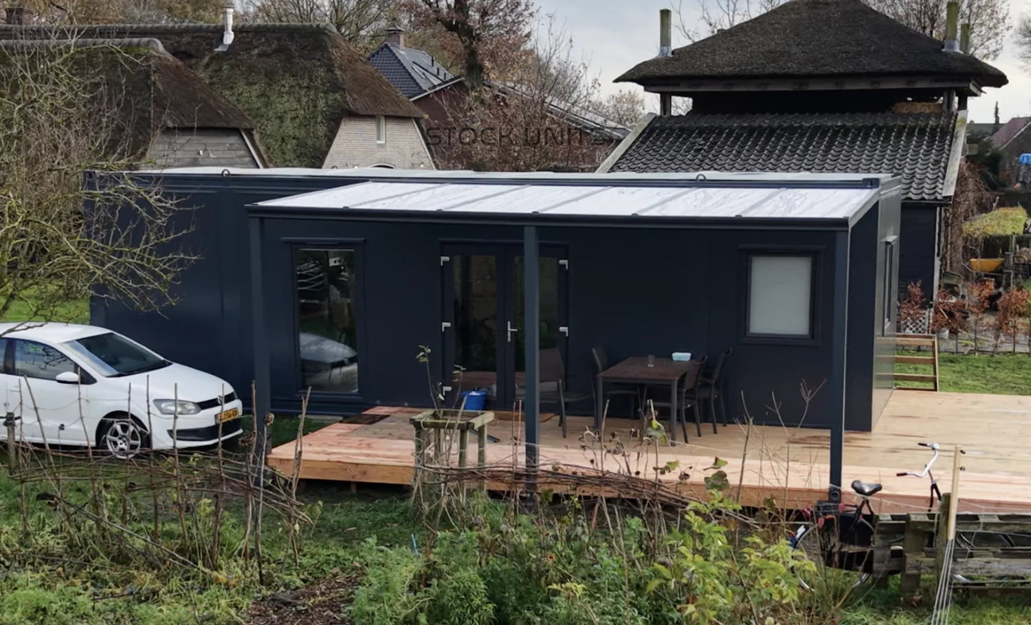 Mantelzorgwoning 32m2 10x3,2m RO - 1 Slaapkamer