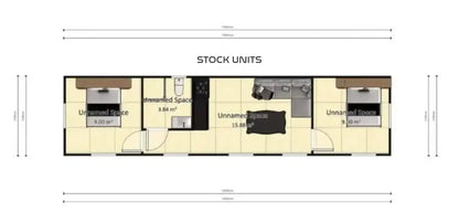 Mantelzorgwoning Woonunit 13X3 2M