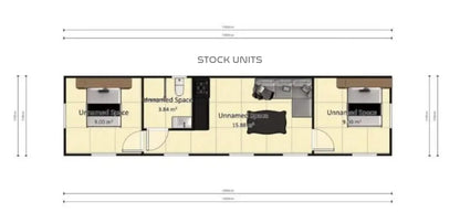 Mantelzorgwoning Woonunit 13X3 2M