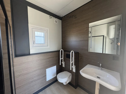 Mantelzorgwoning (wit) 13x3,2m RO - 2 slaapkamers - Direct leverbaar