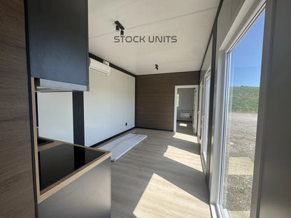 Mantelzorgwoning (wit) 13x3,2m RO - 2 slaapkamers - Direct leverbaar