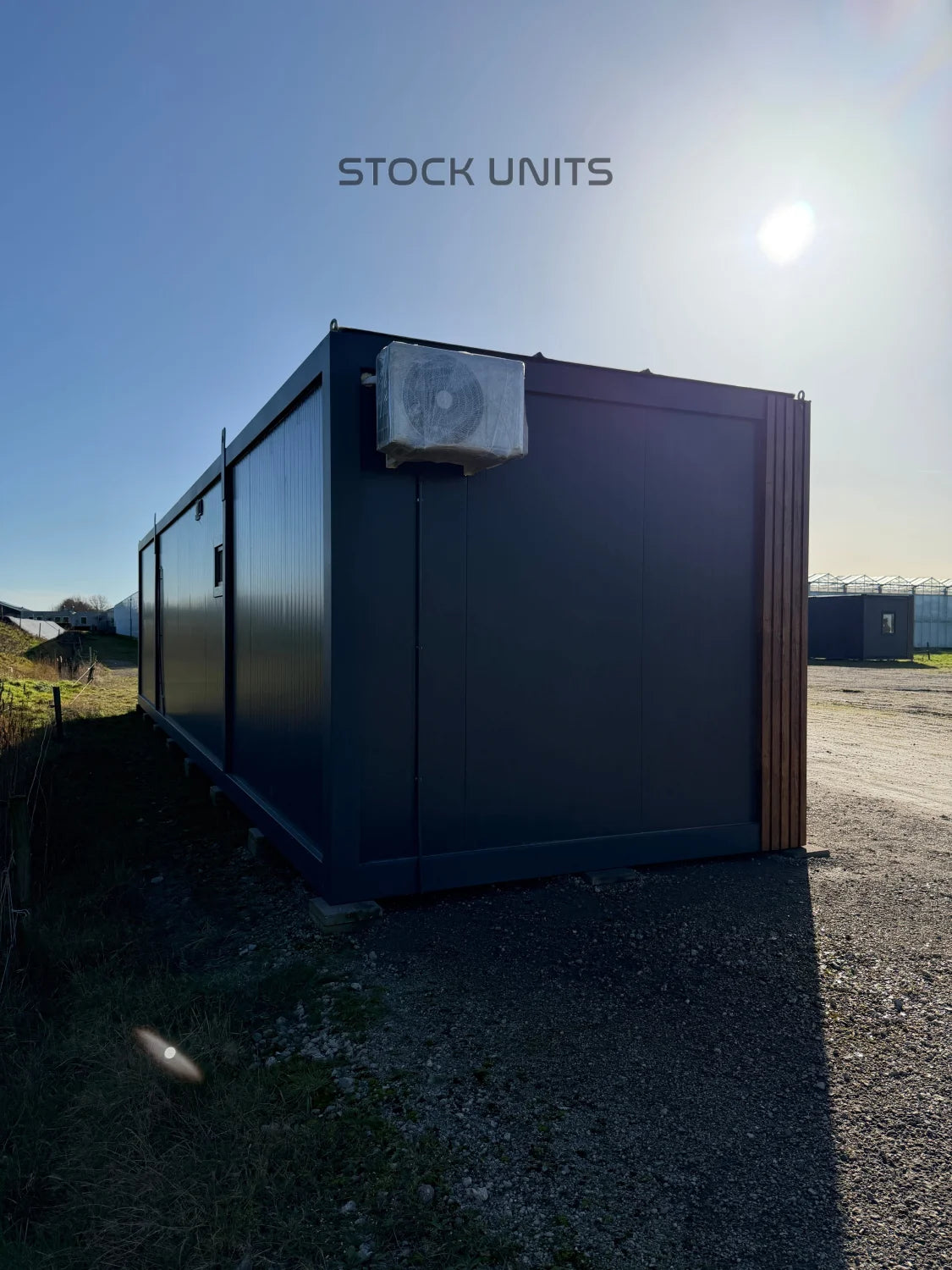 Woonunit 13x3,2m RO 42m2 - 1 slaapkamer - Direct leverbaar