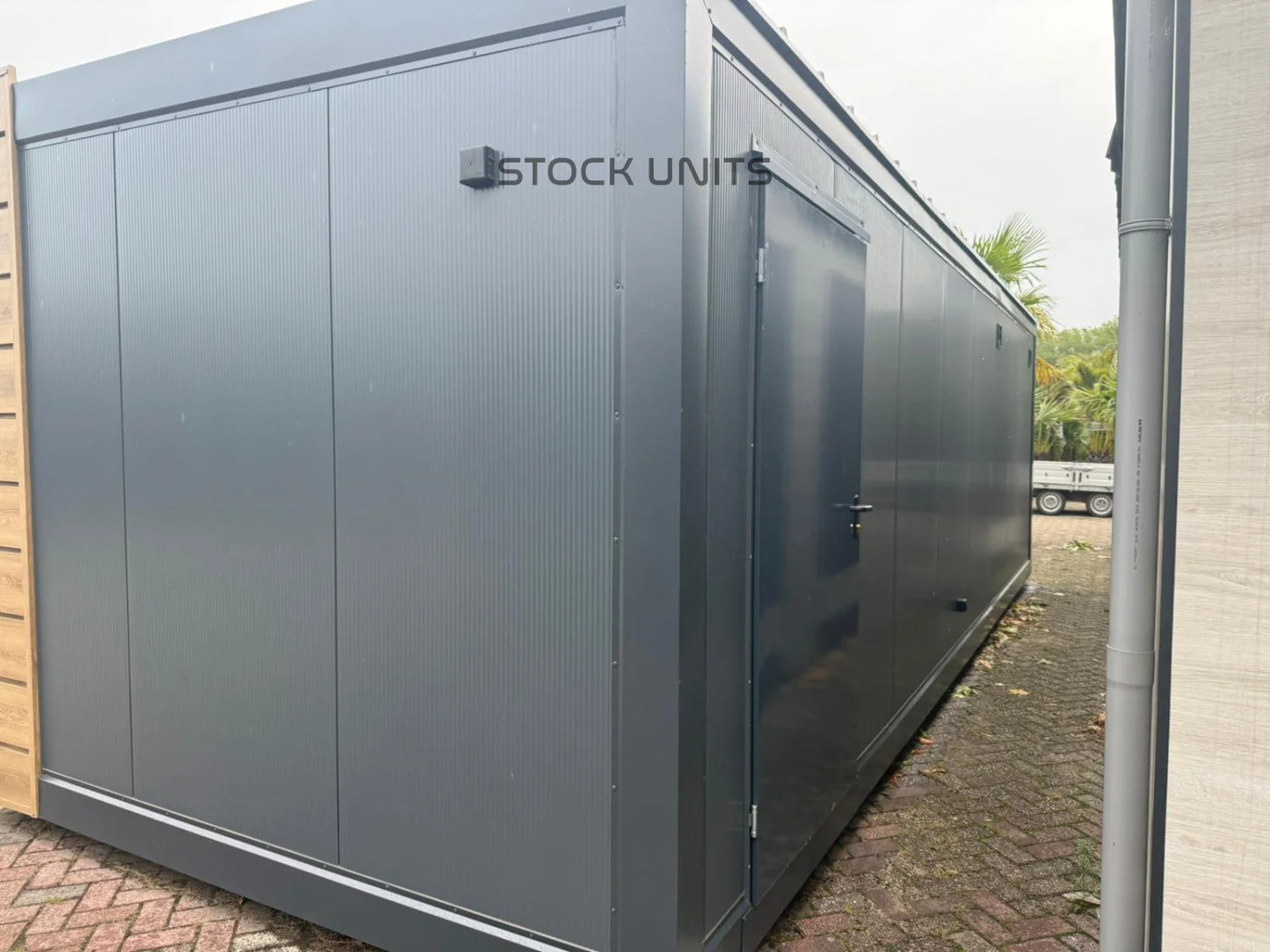 Noodwoning 8x3,2m - 1 slaapkamer - Direct leverbaar